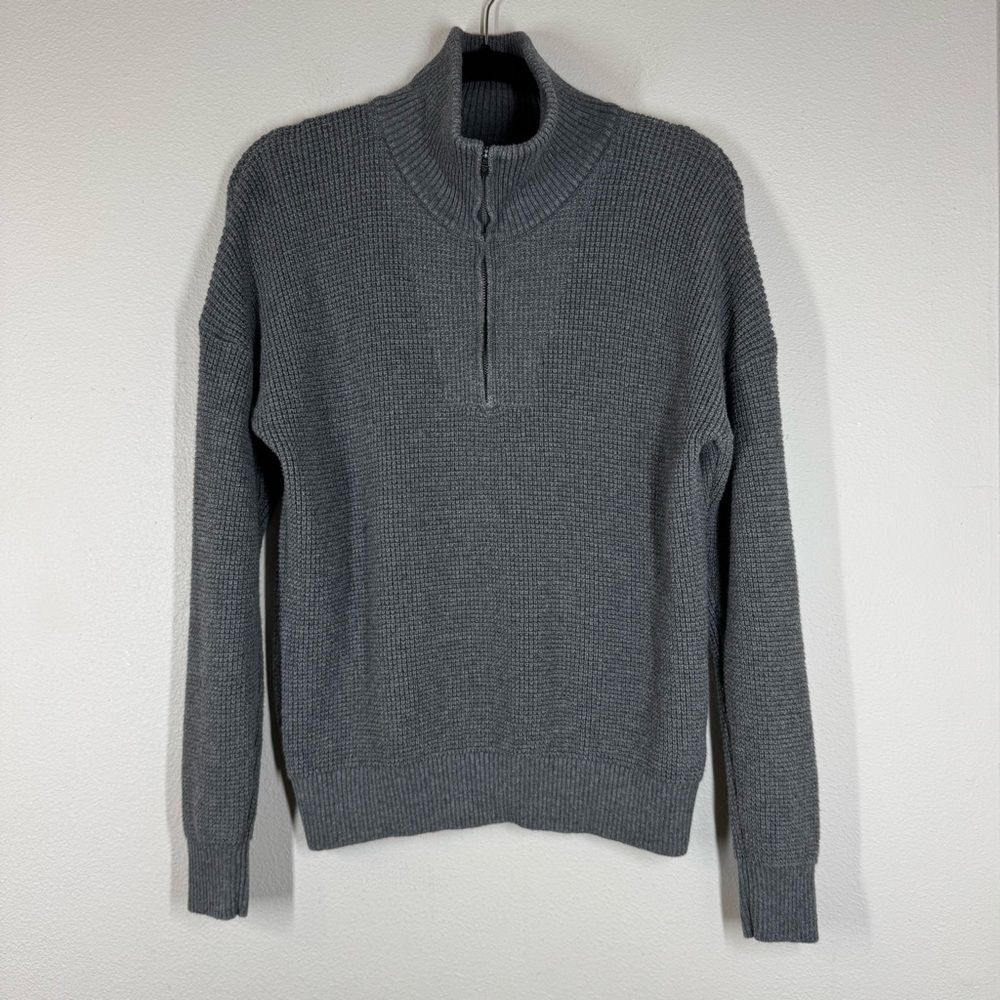 KUHL Women's Norda 1/4 Zip Sweater Small Pullover Merino Wool Organic Cotton